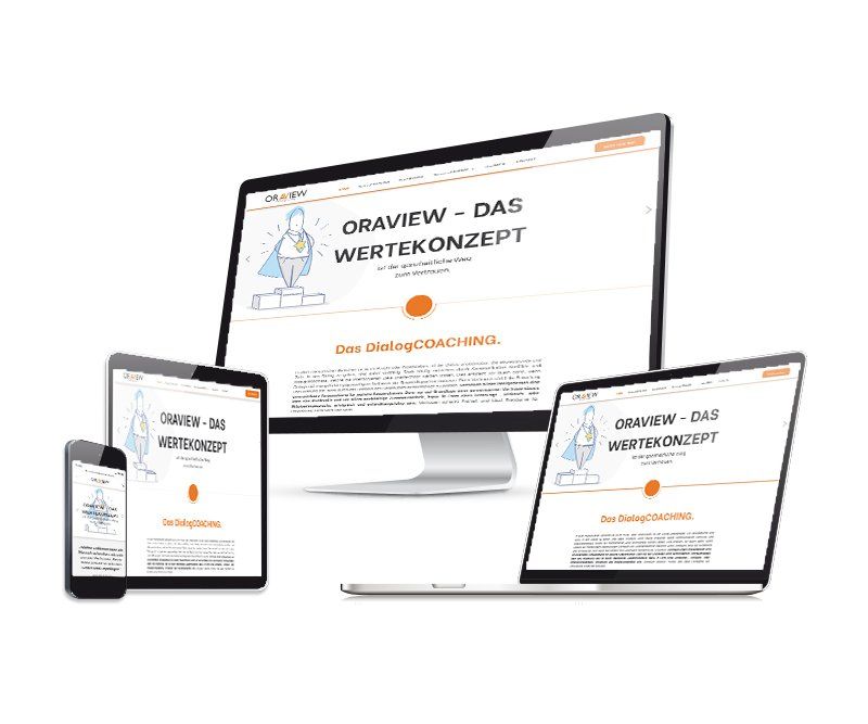 Oraview - DialogCoaching, Isabelle Merz-Zähringer, Webdesign, Corporate Design, Logo-Design, Briefpapier, Visitenkarten, Poster, Flyer, Kataloge, Fahnen, Design, ABC creativ service, Andrea Bürgin