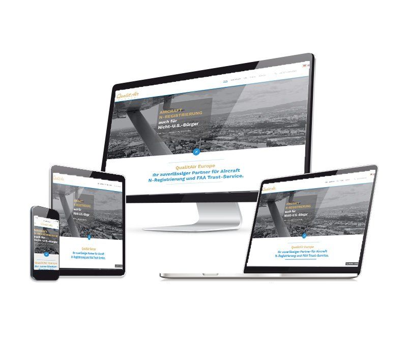 Qualit Air Europe, Webdesign, ABC creativ service, Andrea Bürgin