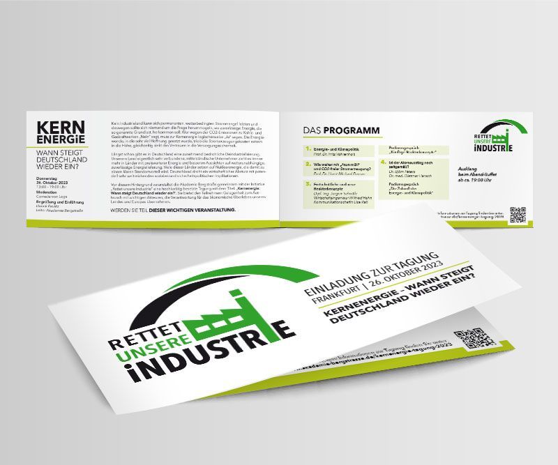 rettet unsere industrie, akademie bergstraße, flyer design, abc creativ service, andrea bürgin, seeheim-jugenheim