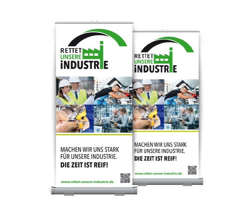 rettet unsere industrie, akademie bergstraße, rollup design, abc creativ service, andrea bürgin, seeheim-jugenheim