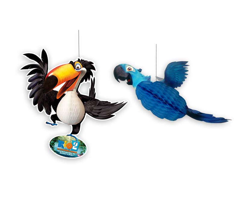 rio 2 - dschungelfieber, Twentieth Century Fox Home Entertainment, Warenträger, Deko-Material, Roll-Up-Display, Poster, Deko-Fahne, Stoffbanner, Design, ABC creativ service, Andrea Bürgin, seeheim-jugenheim,