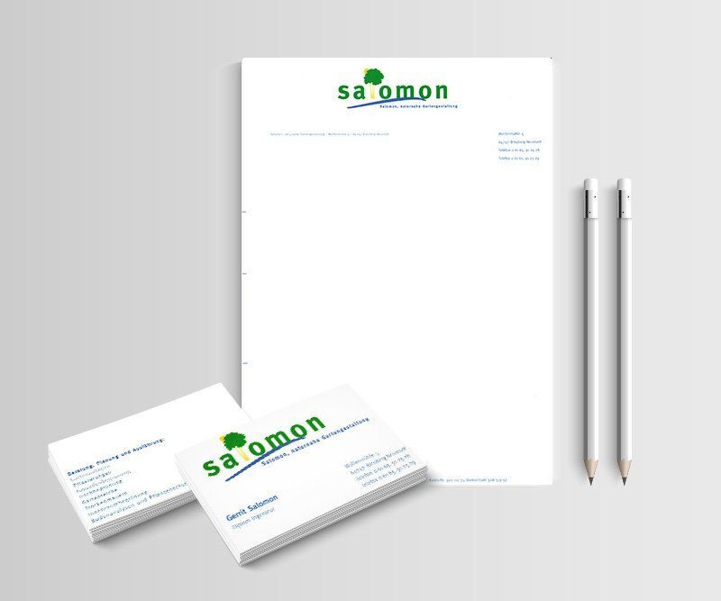 Visitenkarte, Briefpapier Salomon Gartenbau, Online-Banner, Online-Werbemittel, Life of Pi, Twentieth Century Fox Home Entertainment, Design, Gestaltung, ABC creativ service, Andrea Bürgin,