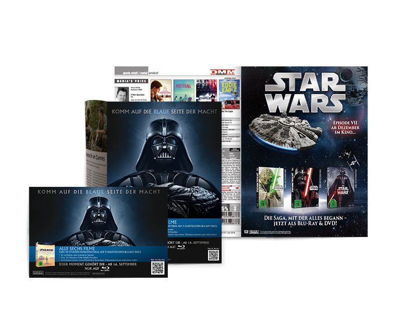 Anzeigen, StarWars, Twentieth Century Fox Home Entertainment, Design, Gestaltung, ABC creativ service, Andrea Bürgin,