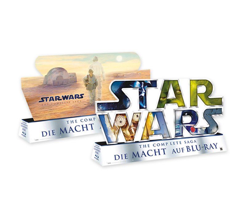 Deko-Aufsteller, StarWars, Twentieth Century Fox Home Entertainment, Design, Gestaltung, ABC creativ service, Andrea Bürgin,