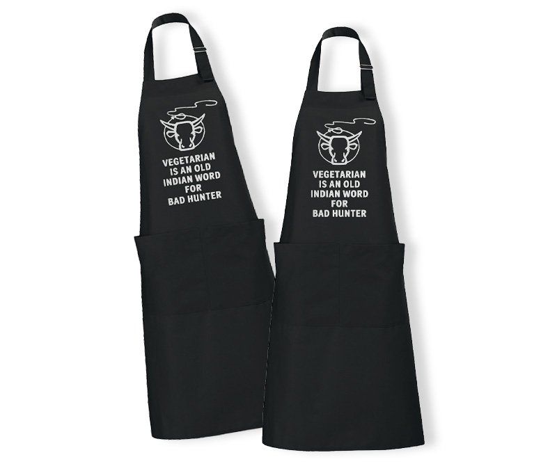 Argentinisches Steakhaus Buffalo, Frankfurt am Main, Walter Bürgin, Tim Bürgin, Kochschürzen, Grafikdesign, Andrea Bürgin, ABC creativ service,