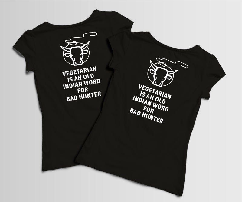 Argentinisches Steakhaus Buffalo, Frankfurt am Main, Walter Bürgin, Tim Bürgin, T-Shirts, Grafikdesign, Andrea Bürgin, ABC creativ service,