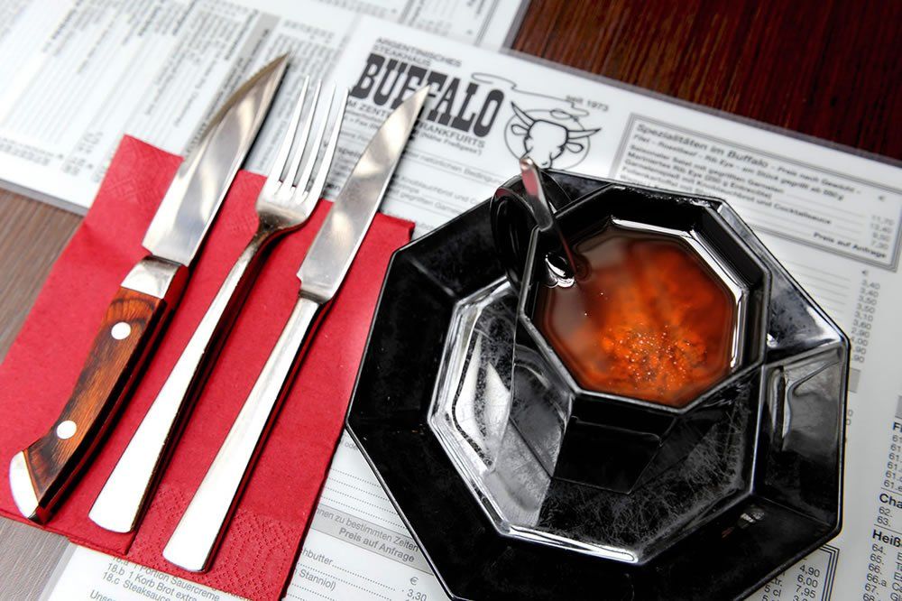 steakhaus buffalo, speisekarten design, abc creativ service, andrea bürgin, seeheim-jugenheim,