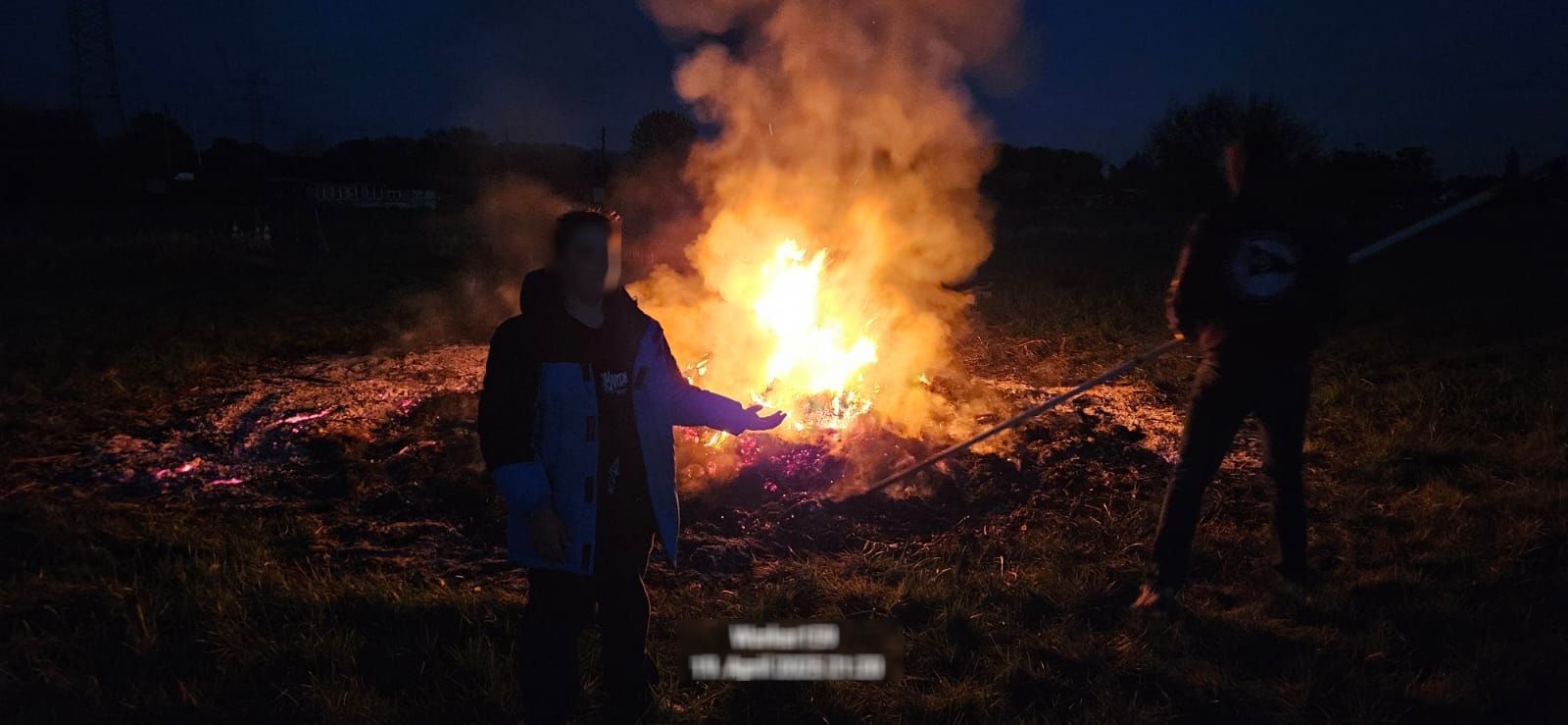 Foto vom Osterfeuer