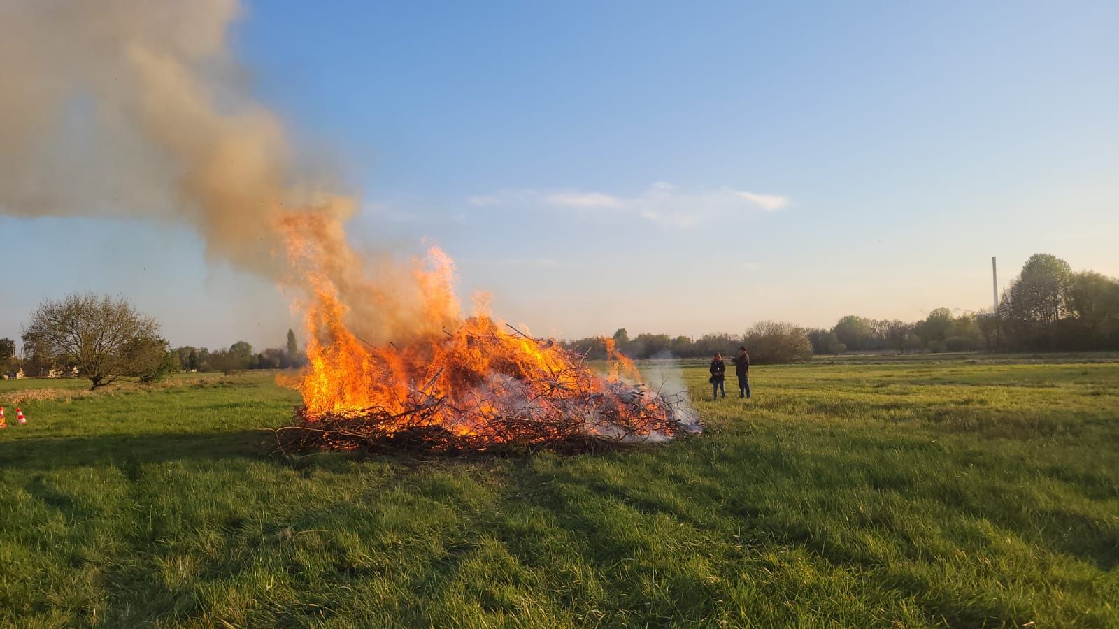 Foto vom Osterfeuer