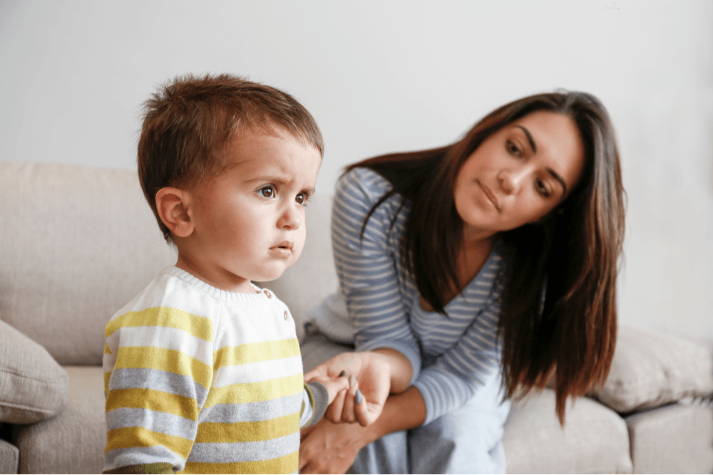 enfant énervé