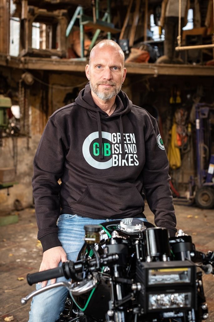 Oliver Bluhm Inhaber Green Island Bikes. Klassische und exklusive Motorrad Unikate