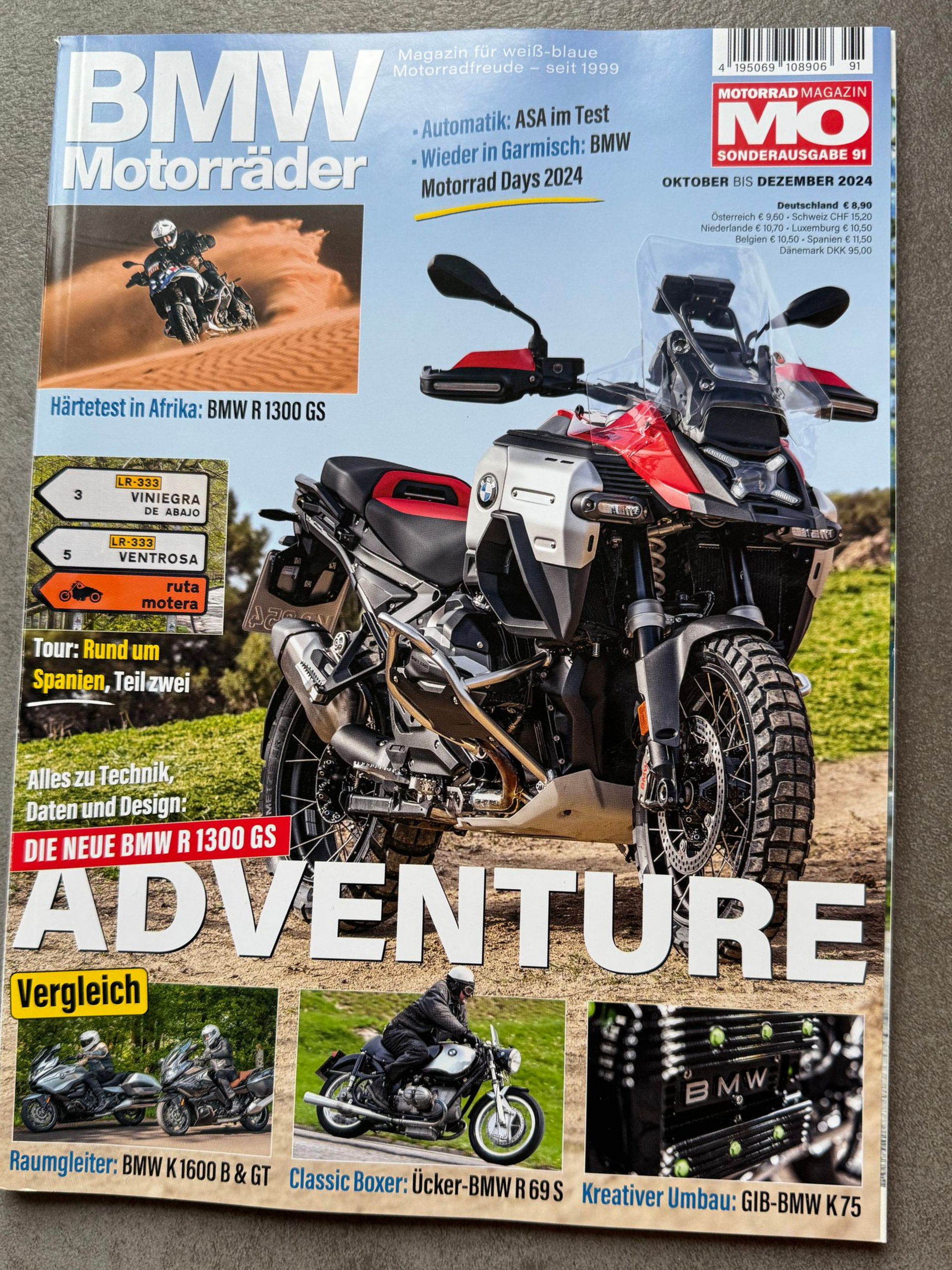 Logo BMW Motorräder Sonderheft – Experten-Feature über exklusive BMW Boxer Umbauten von Green Island Bikes