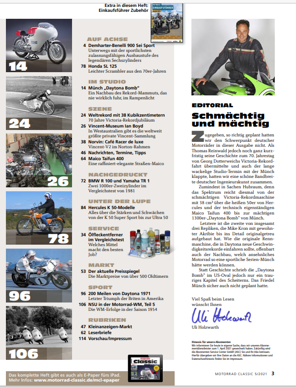 Demharter Benelli SEI 900 Verkauf Klassische und exklusive Motorrad Unikat von Green Island Bikes