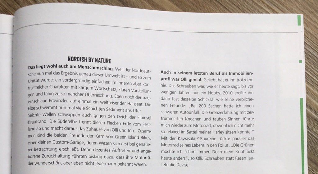 Green Island Bikes in den Medien