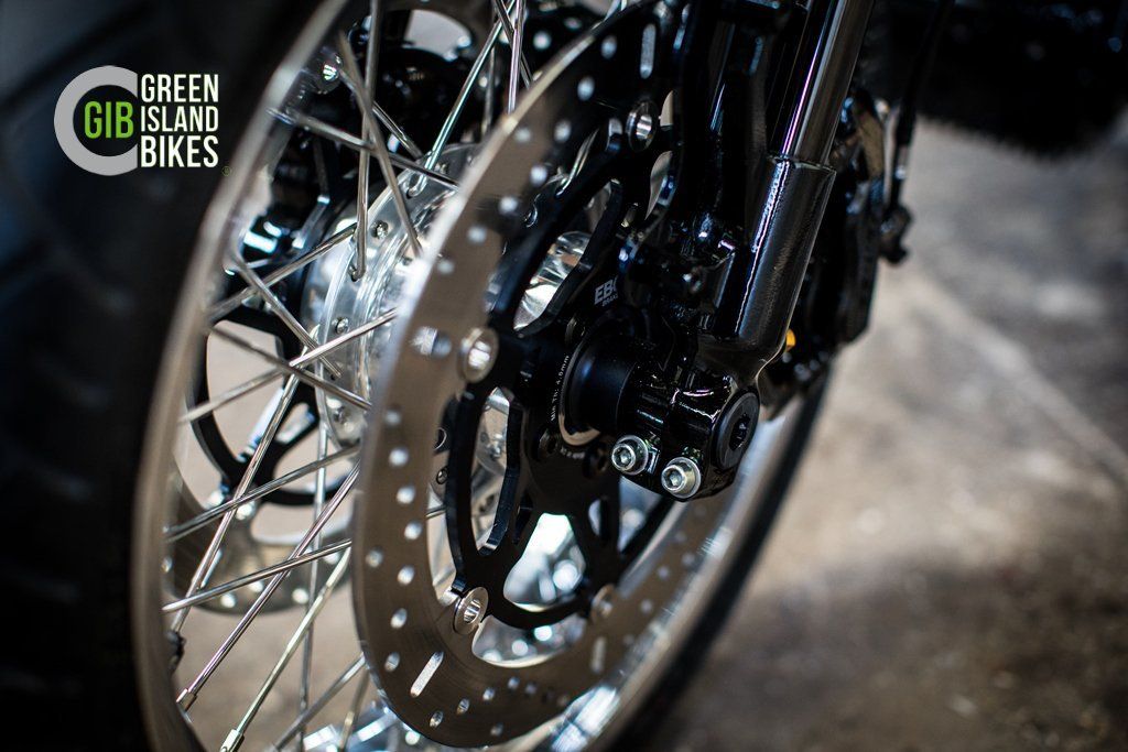 Moto Guzzi Le Mans Klassische und exklusive Motorrad Unikat von Green Island Bikes.