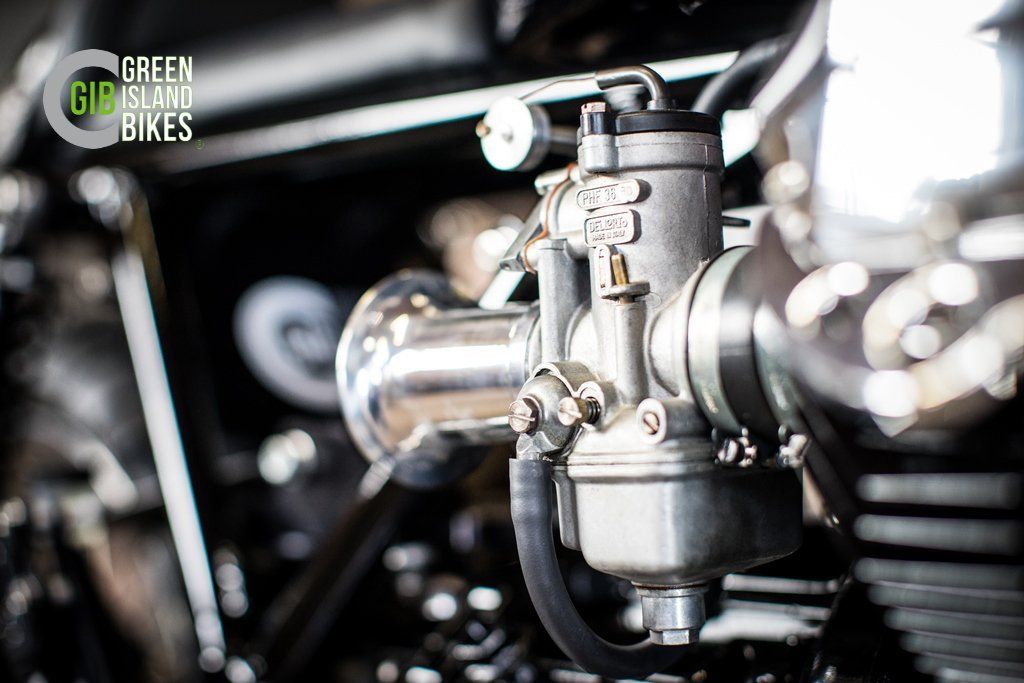 Moto Guzzi Le Mans Klassische und exklusive Motorrad Unikat von Green Island Bikes.