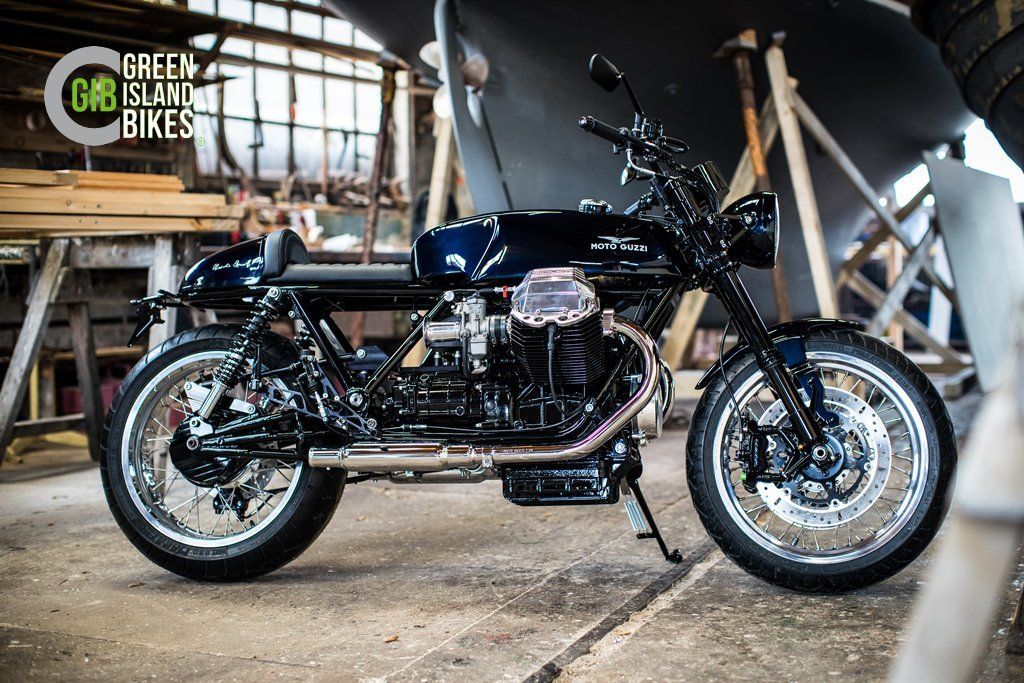 Moto Guzzi Le Mans Klassische und exklusive Motorrad Unikat von Green Island Bikes.