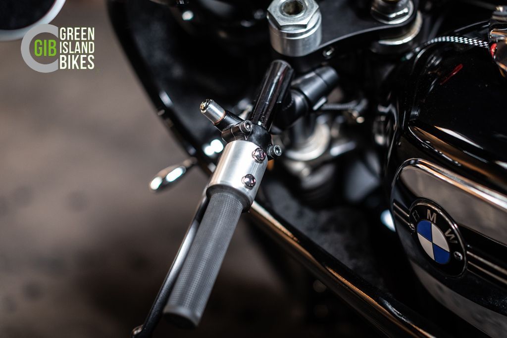 Klassisches Custombike mit sichtbarer Geschichte und Patina