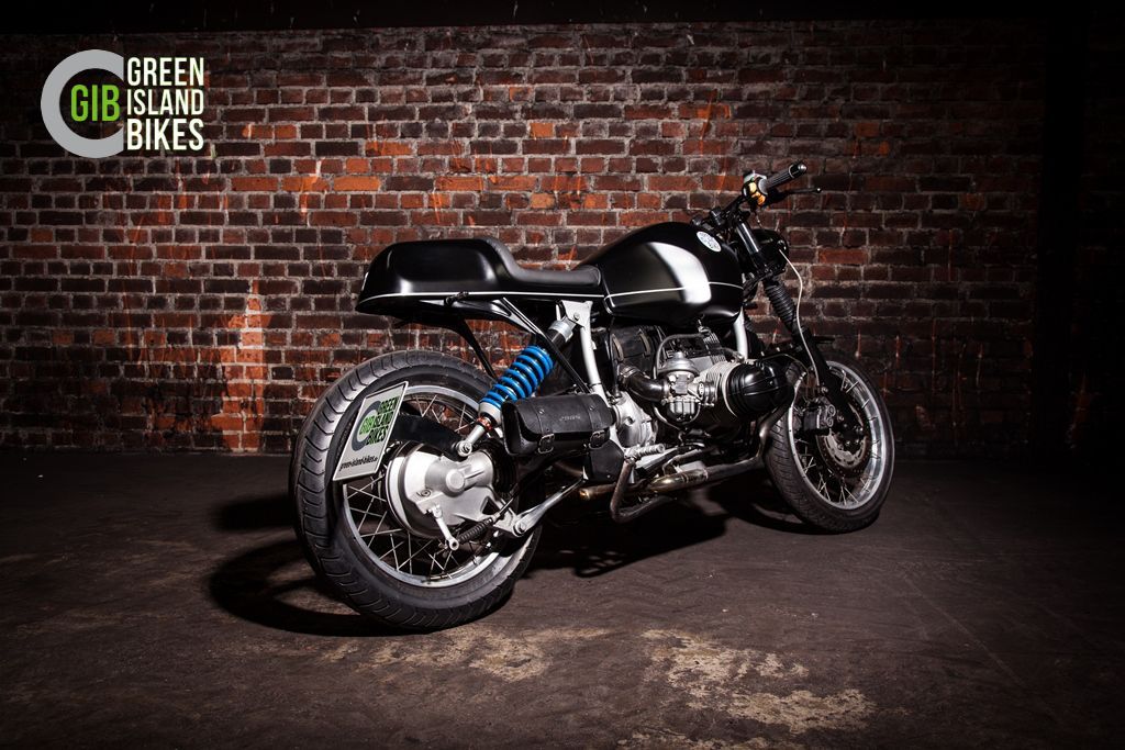 Handgefertigter GIB Sitz an der BMW R 100 R