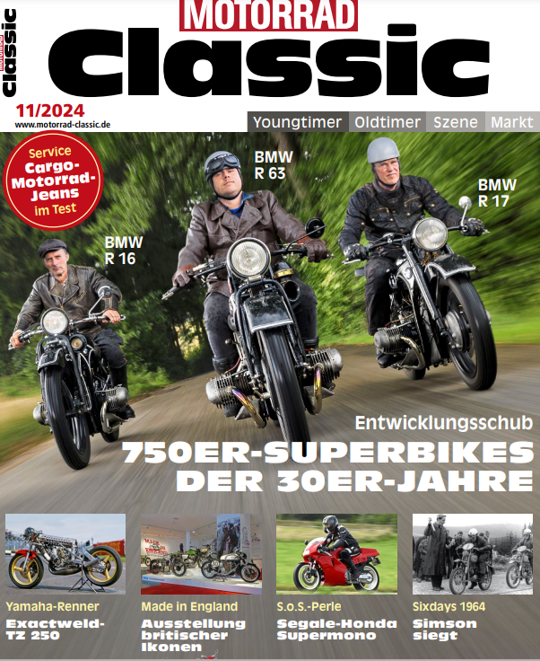 Logo MOTORRAD Classic Magazin – Fachbericht über klassische Motorrad-Restaurierung bei Green Island Bikes
