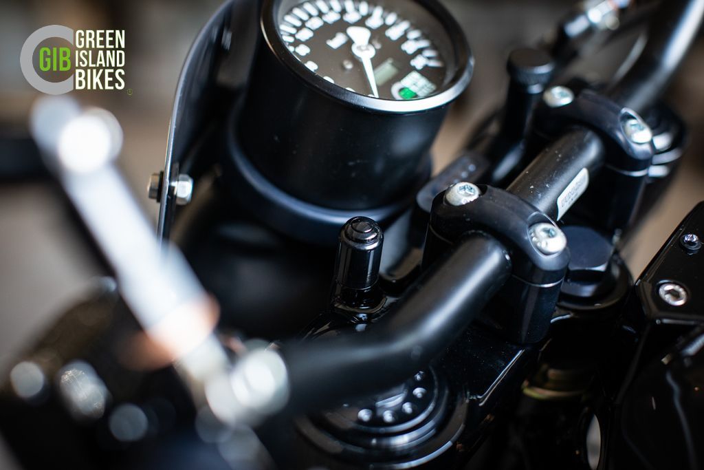 Gesamtansicht der Ducati 900 Ur-Monster als GIB Diva Custombike