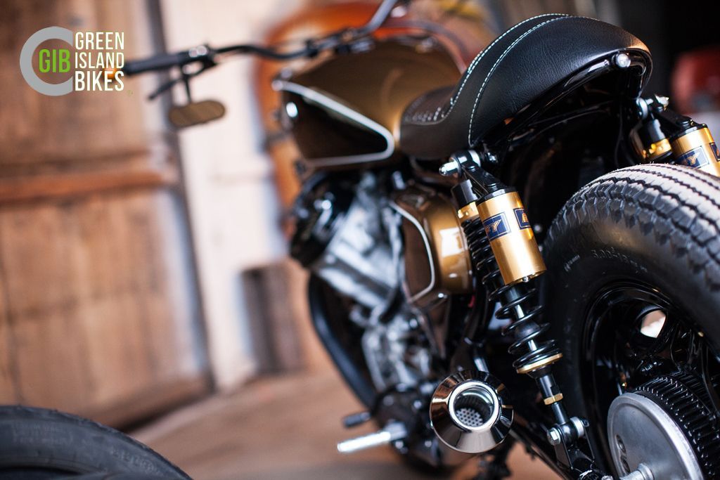 Minimalistisches Heckdesign im Honda CX 500 Bobber Umbau