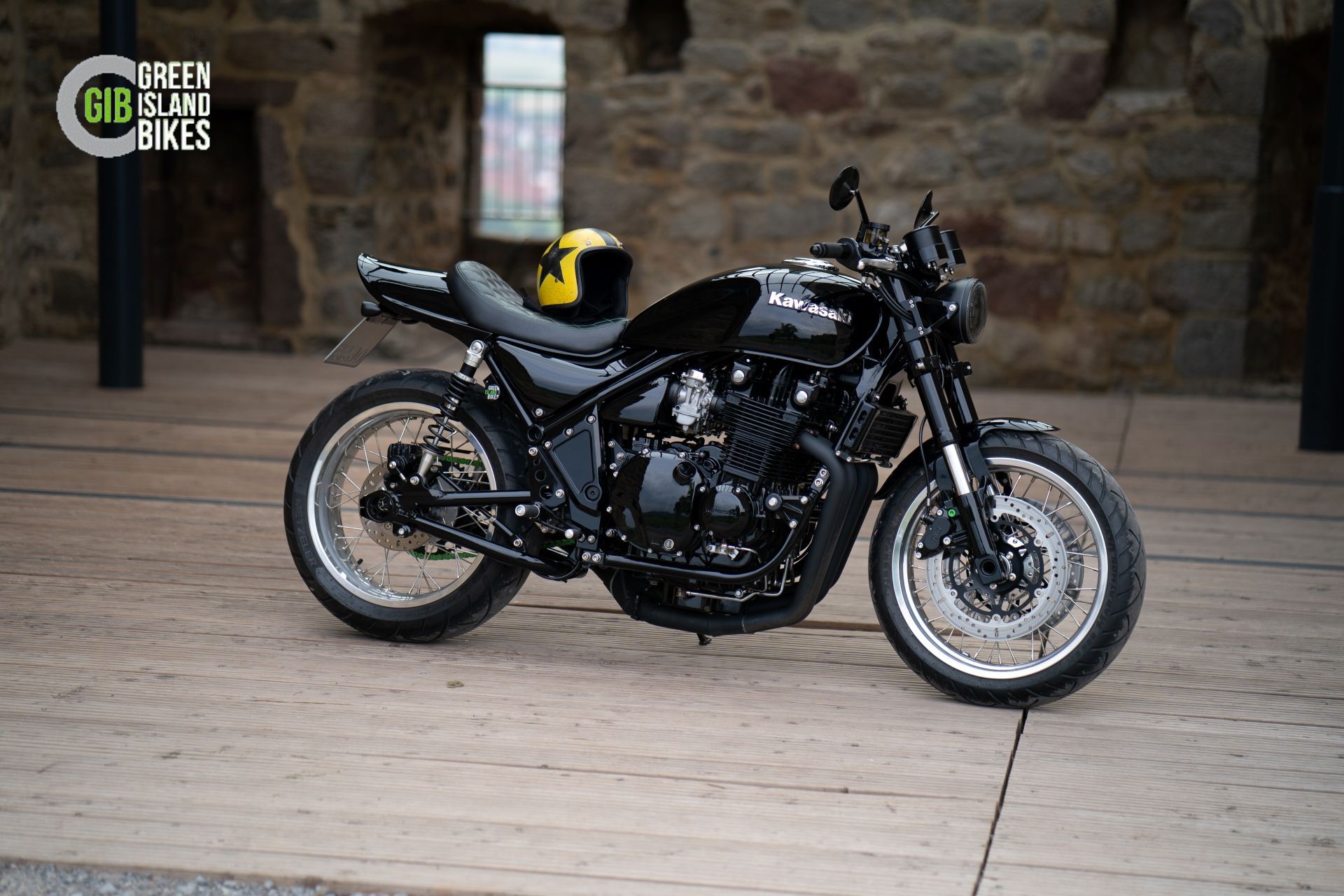 Kawasaki Motorrad Umbauen, Custombikes von Green Island Bikes