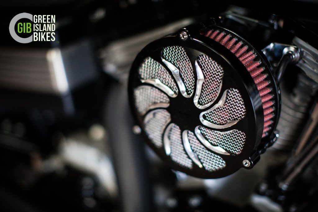 Harley Dyna  Klassische und exklusive Motorrad Unikat von Green Island Bikes