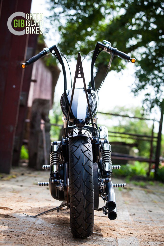 Harley Sportster Old School  Klassische und exklusive Motorrad Unikat von Green Island Bikes