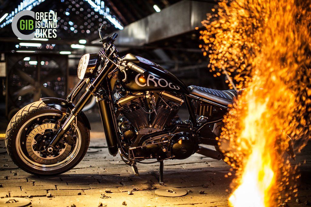 Harley Sportster Klassisches und exklusives Motorrad Unikat von Green Island Bikes