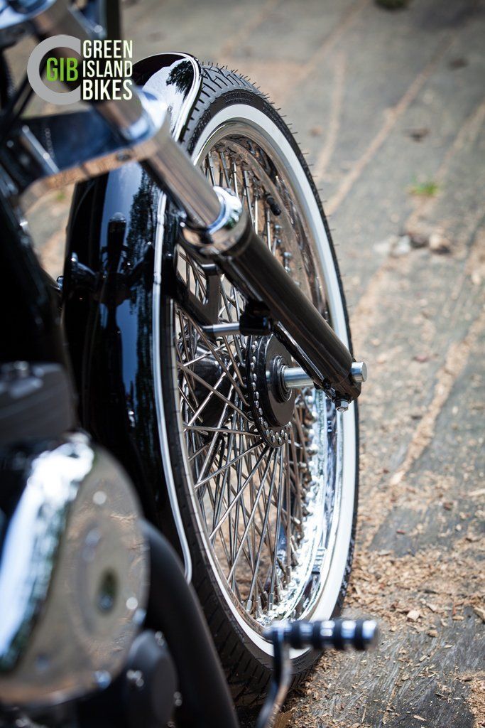 Harley Sportster Old School  Klassische und exklusive Motorrad Unikat von Green Island Bikes