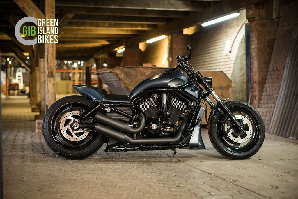 Exklusiver Harley V-Rod Umbau als Green Island Bikes Manufakturprojekt