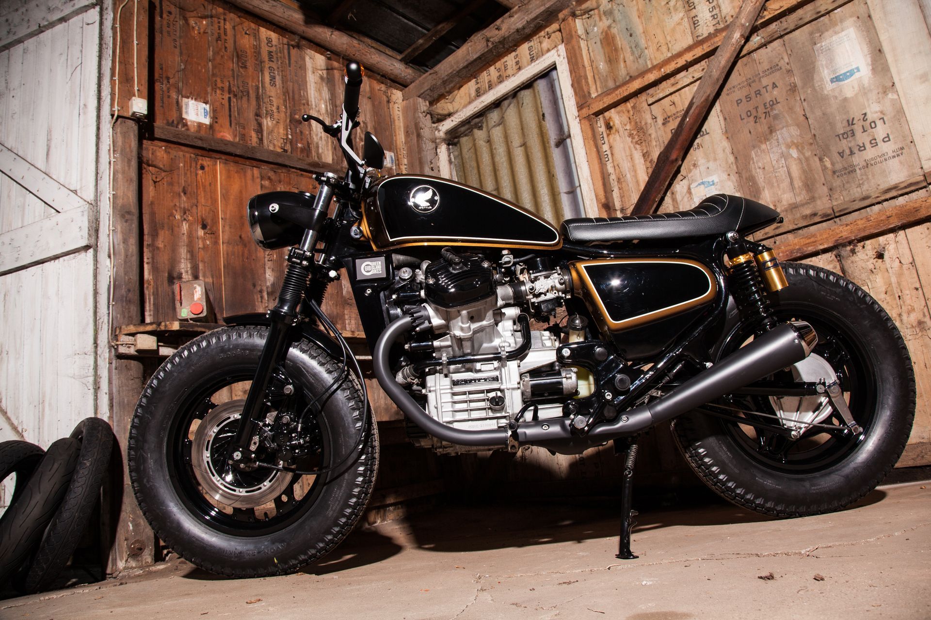 Honda CB500 Four Custombike Umbau Green Island Bikes