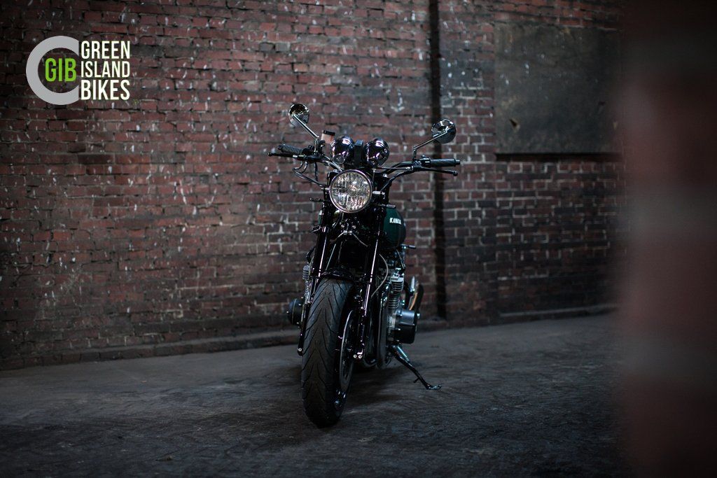 Green Island Bikes Kawasaki im 72er Z1 Style , Z1 Umbau