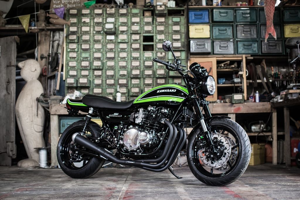 Kawasaki Z 1000 A Klassisches und exklusives Motorrad Unikat von Green Island Bikes
