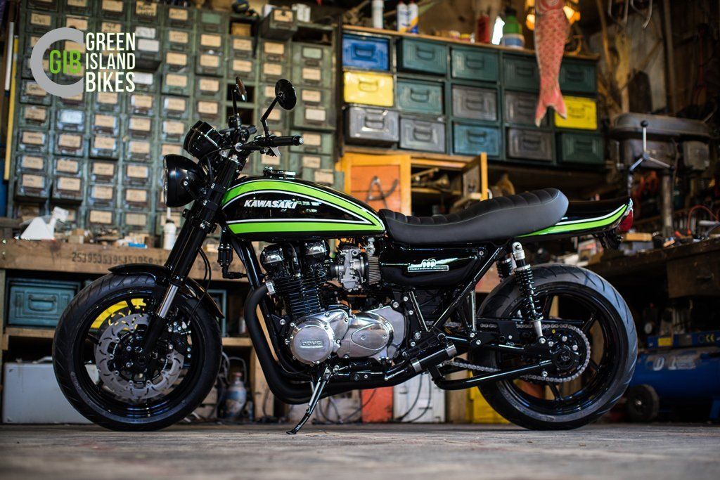 Kawasaki Z1 Umbau, Custombikes  von Green Island Bikes