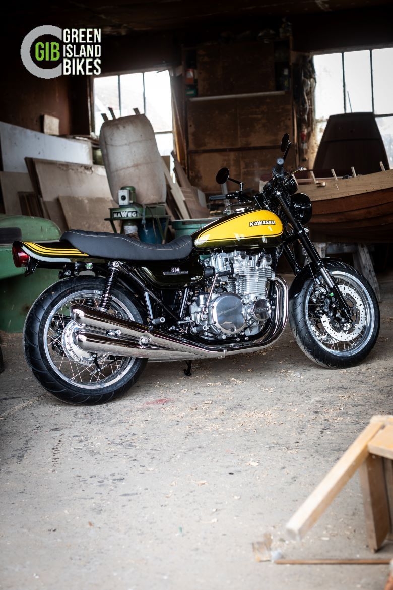 Kawasaki Z1 Klassisches und exklusives Motorrad Unikat von Green Island Bikes