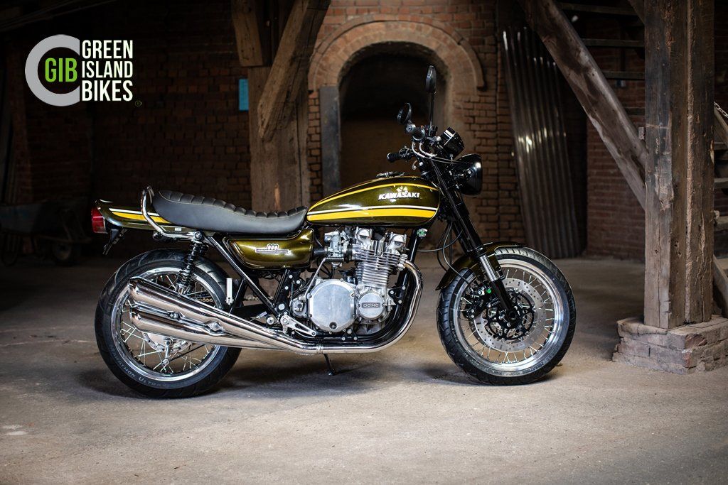 Kawasaki Z1 Klassische und exklusive Motorrad Unikat von Green Island Bikes