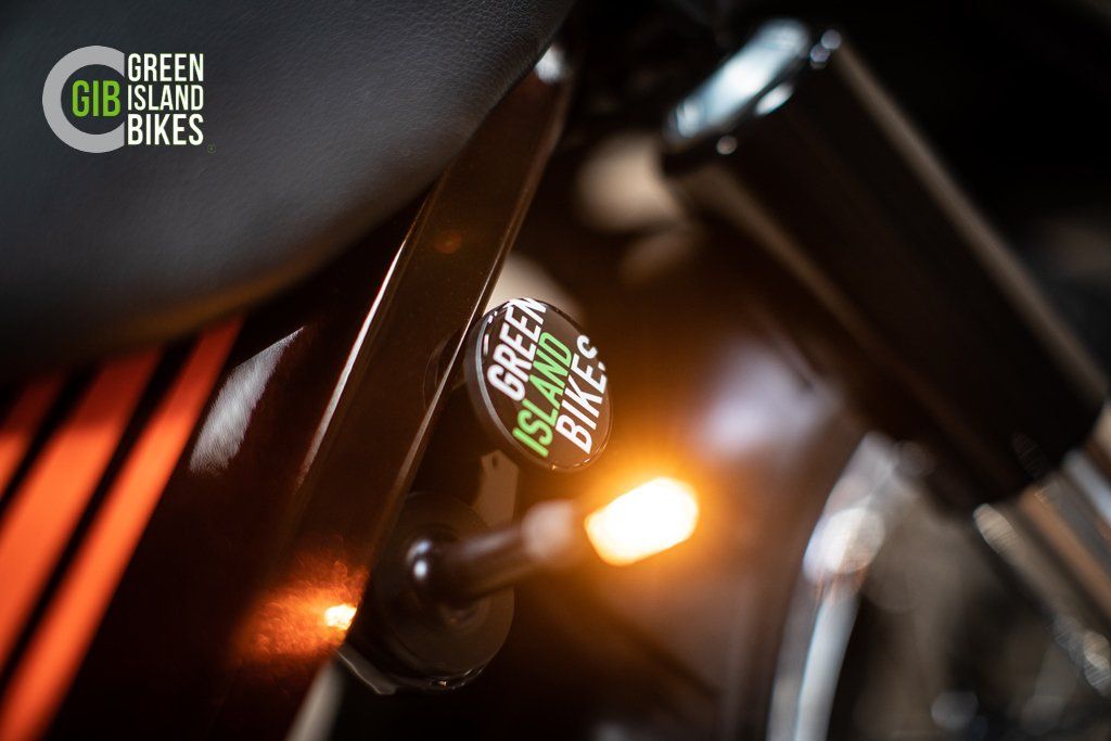 GIB Kawasaki im 73er Z1 Style. Klassisches und exklusives Motorrad Unikat von Green Island Bikes