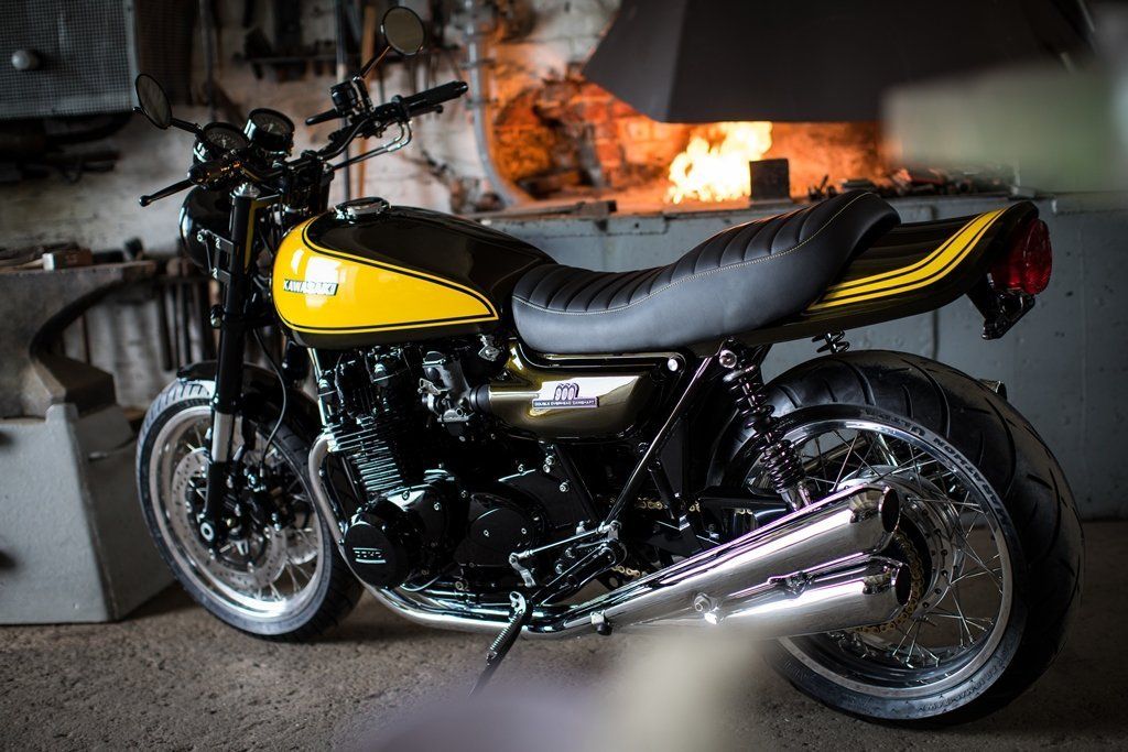 Kawasaki Z1-2 Style Custombike mit zeitloser Ästhetik