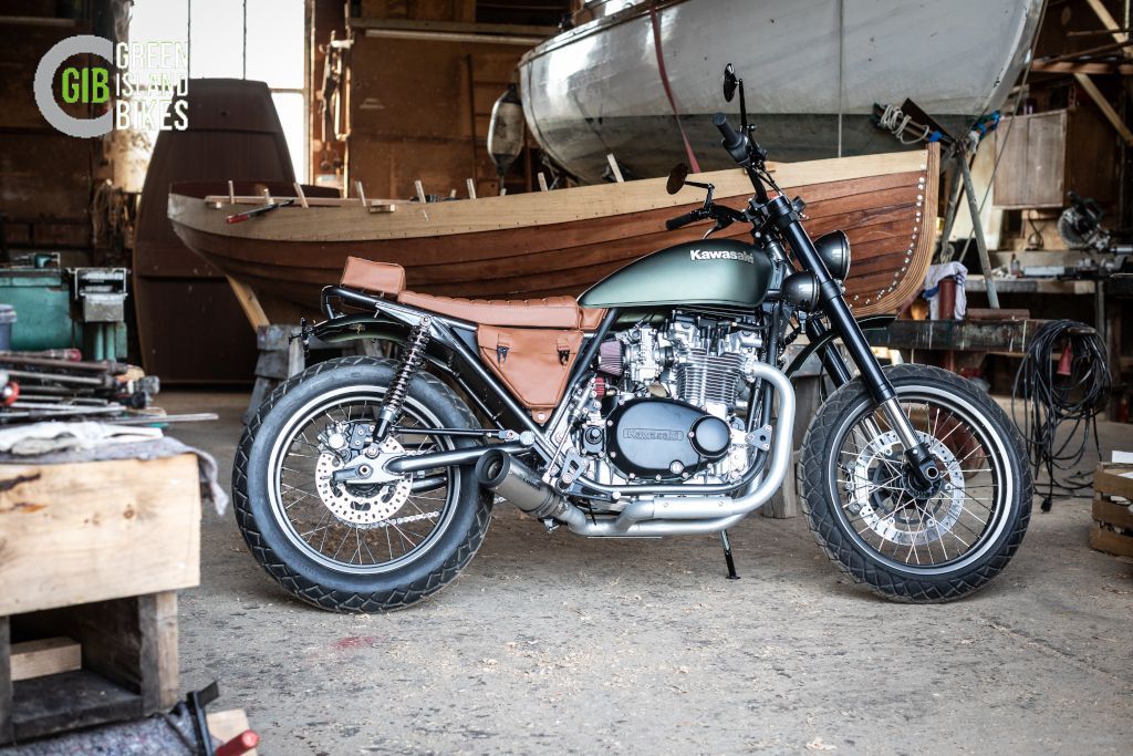 Kawasaki Z 750 B Twin Klassische und exklusive Motorrad Unikat von Green Island Bikes