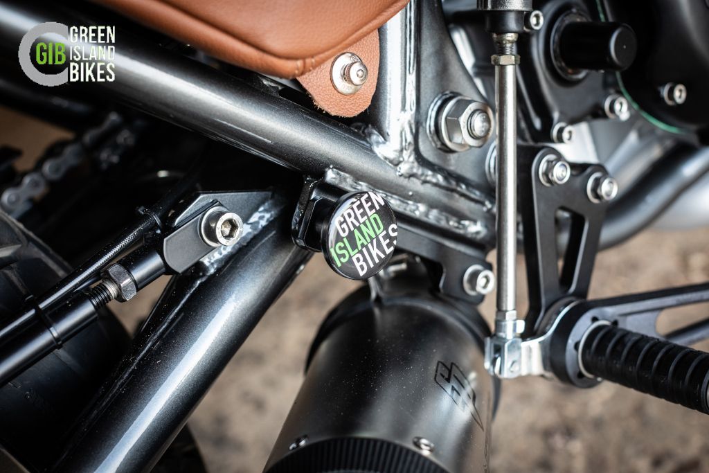 Kawasaki Z 750 B Twin Klassisches und exklusives Motorrad Unikat von Green Island Bikes. Dual Use Scrambler