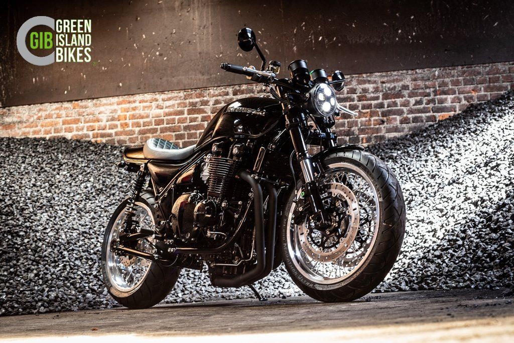 Kawasaki 1100er Zephyr Klassische und exklusive Motorrad Unikat von Green Island Bikes