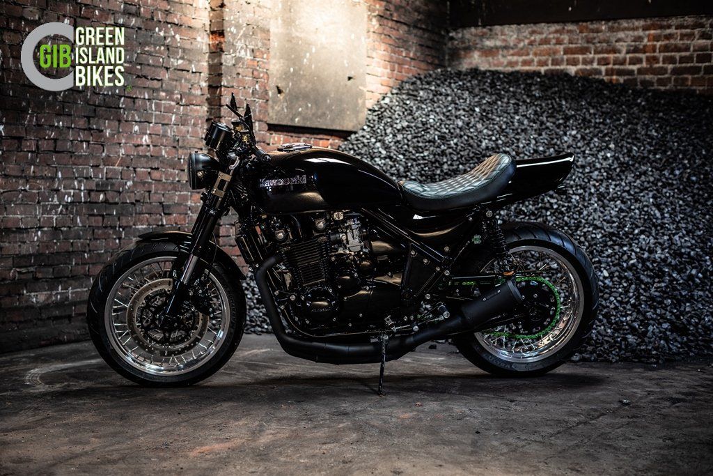 Kawasaki 1100er Zephyr Klassische und exklusive Motorrad Unikat von Green Island Bikes
