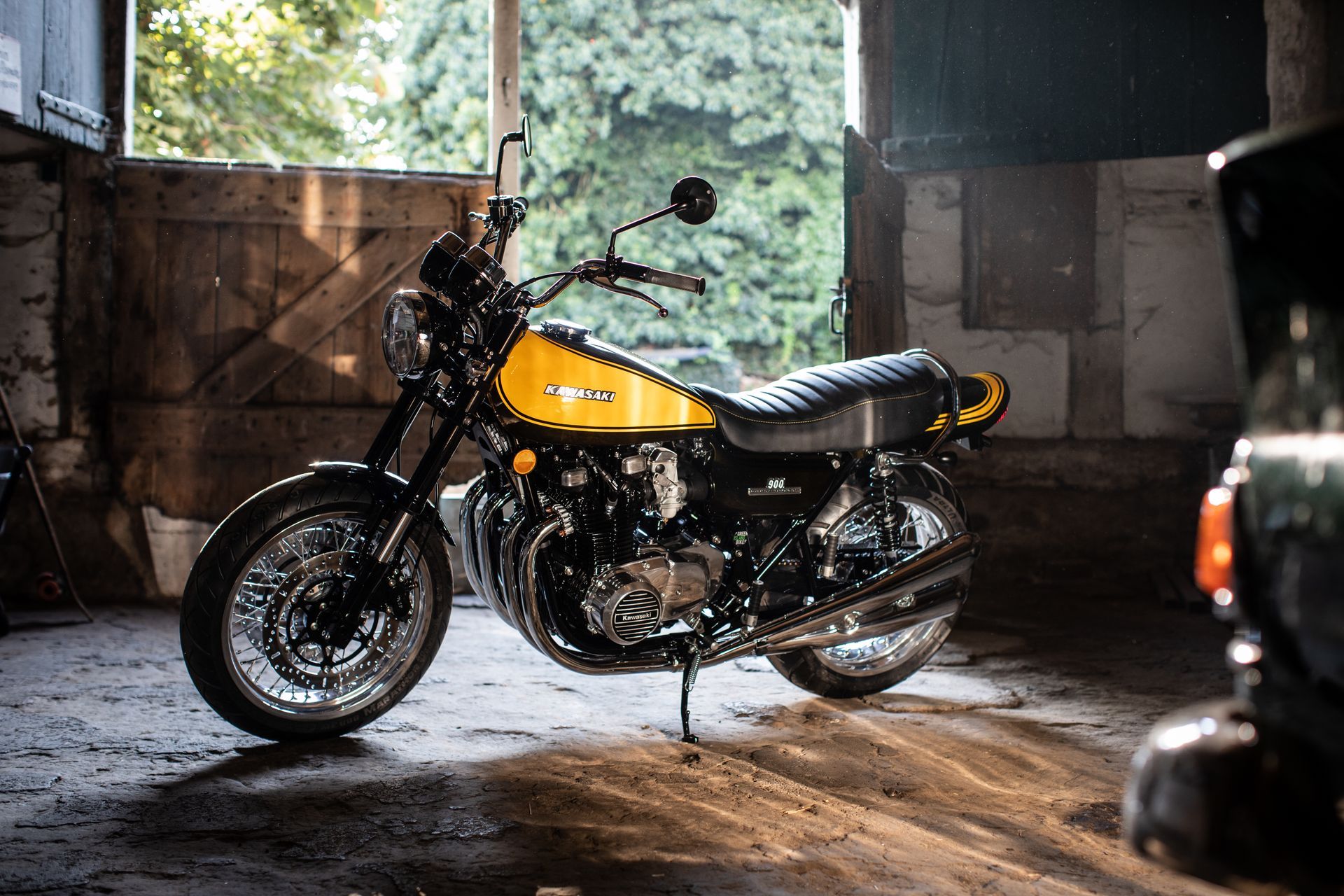 Kawasaki Z1 - Motorrad-Umbau im Stil vergangener Jahrzehnte