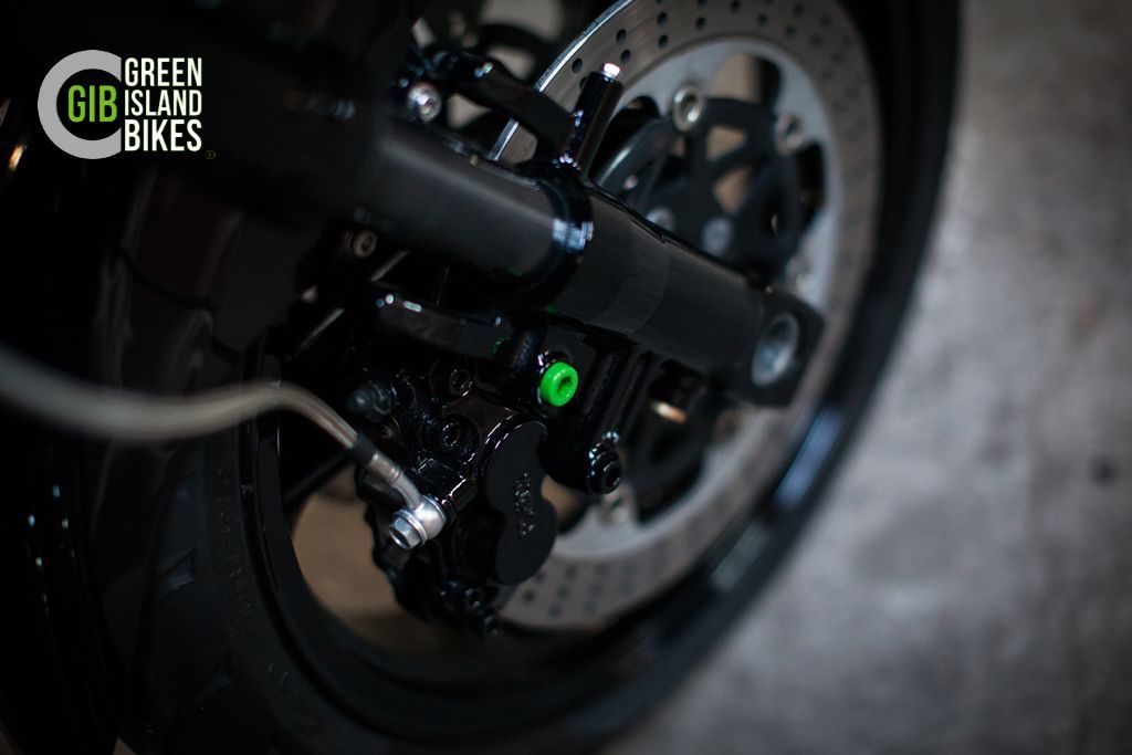 Green Island Bikes Z1 Umbau mit exklusivem grün-schwarzem Designkonzept