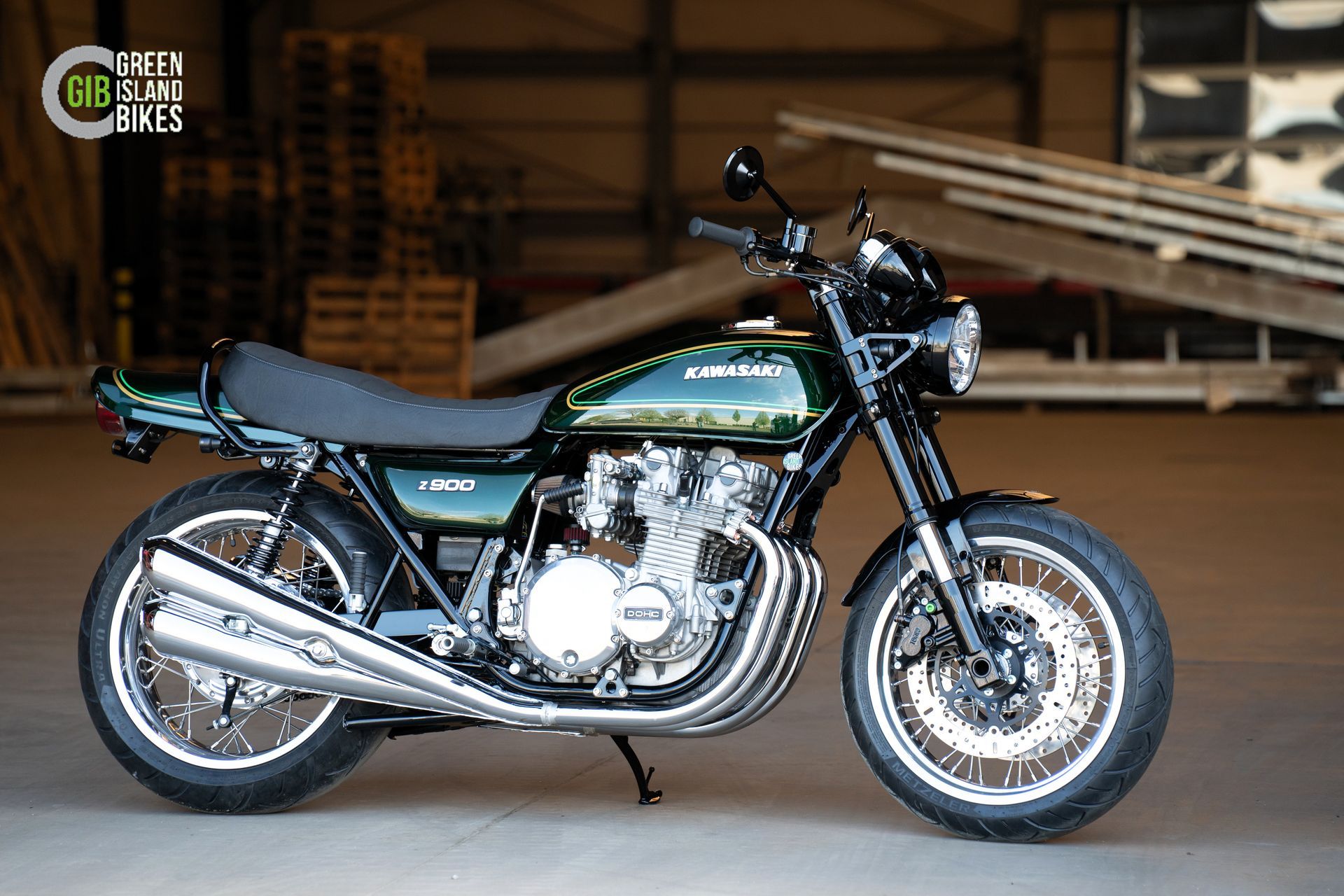 Honda CB500 Four – klassischer Custombike Umbau von Green Island Bikes