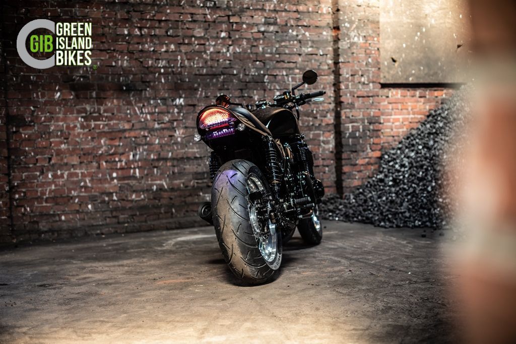 Individuelles Custombike mit klassischer Silhouette und moderner Technik