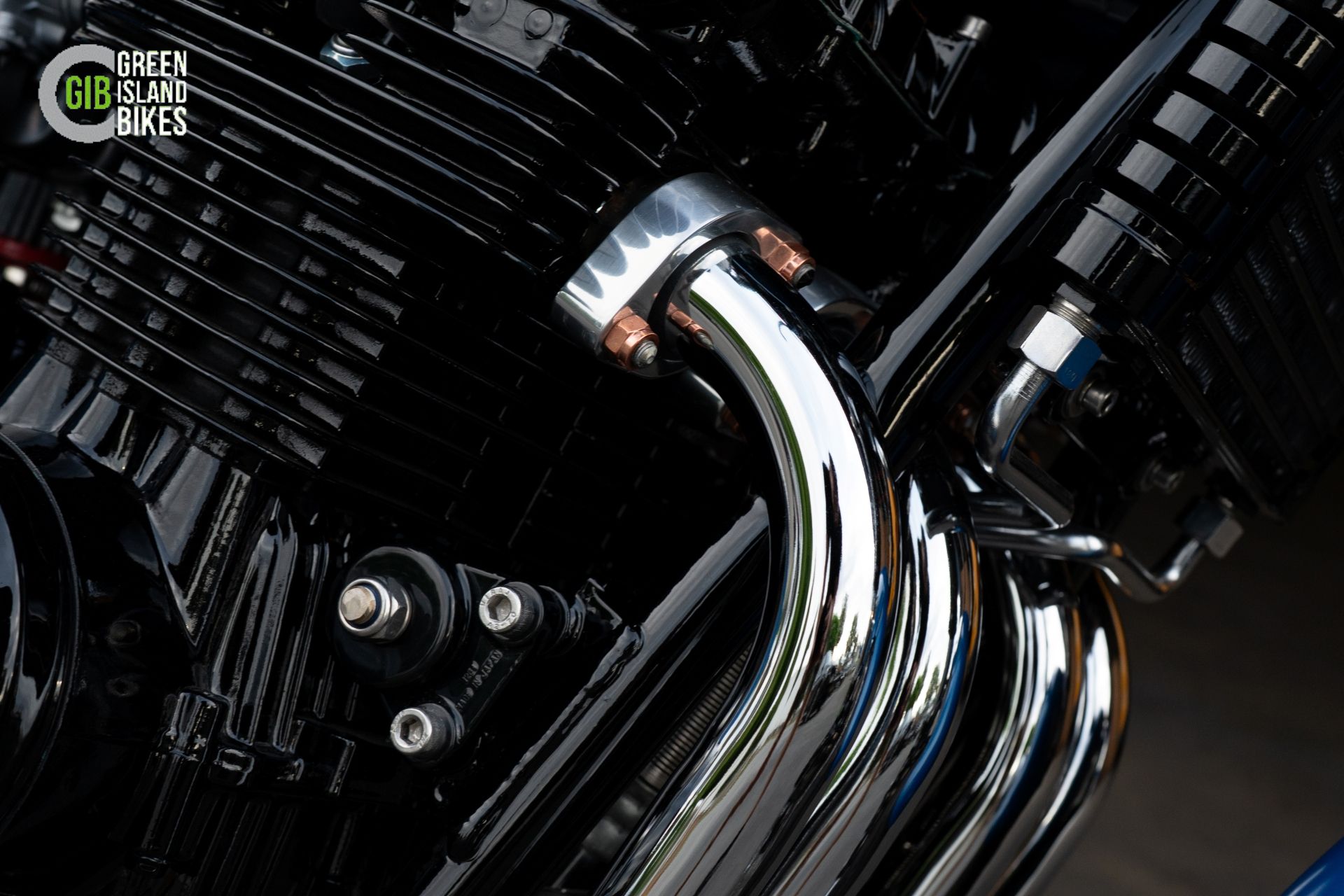 Motoransicht der Kawasaki Zephyr 750 im #GIB19 Umbau