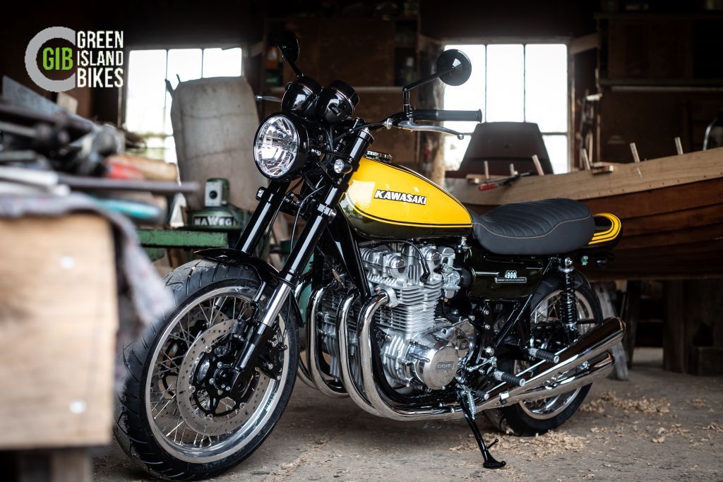 Exklusives Kawasaki Z Custombike GIB Classic No. Z1-7 von Green Island Bikes